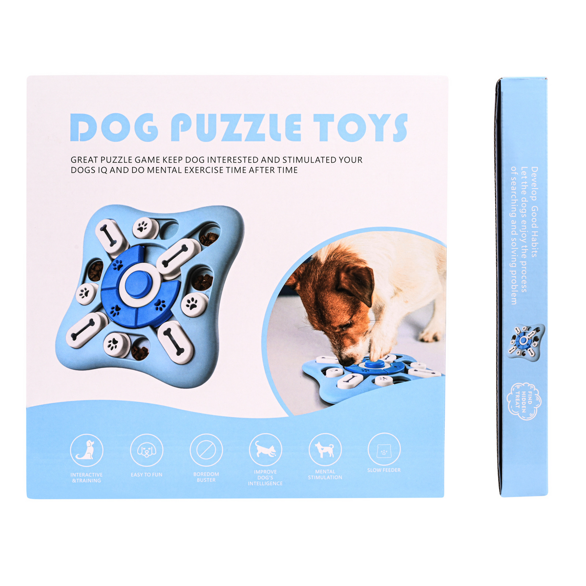 Gioco puzzle interattivo per cani – alimentazione lenta e stimolazione mentale