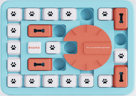 Gioco puzzle interattivo per cani – alimentazione lenta e stimolazione mentale