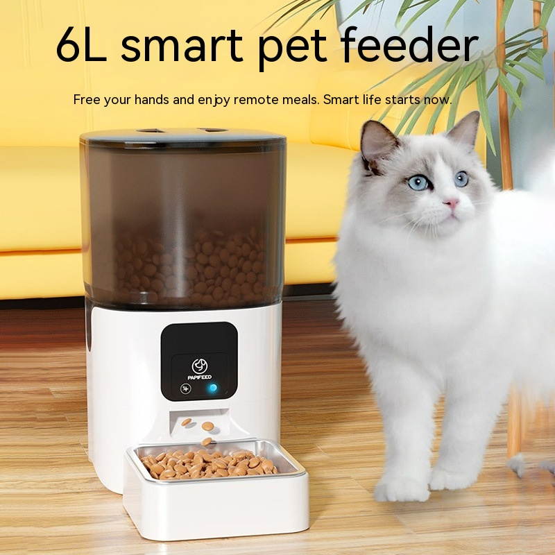Distributore automatico cibo per gatti con Wi-Fi – 6L